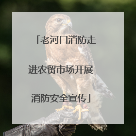 老河口消防走进农贸市场开展消防安全宣传